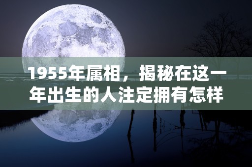 1955年属相，揭秘在这一年出生的人注定拥有怎样的魅力与才华