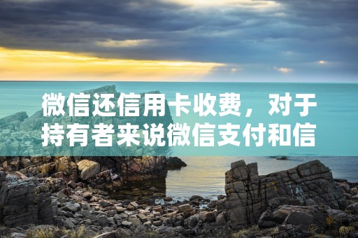 微信还信用卡收费，对于持有者来说微信支付和信用卡之间是否存在额外成本