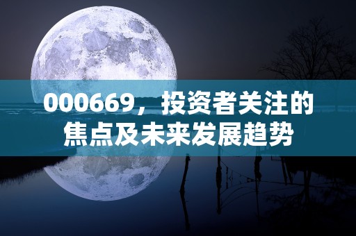 000669，投资者关注的焦点及未来发展趋势