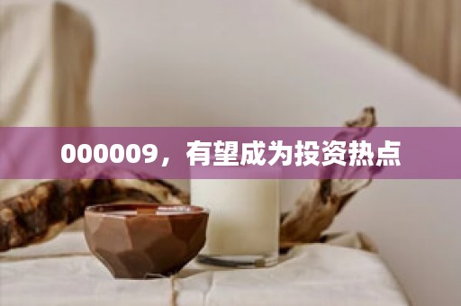 000009，有望成为投资热点