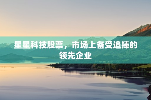 星星科技股票，市场上备受追捧的领先企业