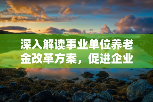 深入解读事业单位养老金改革方案，促进企业发展与员工福利共赢