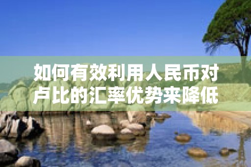 如何有效利用人民币对卢比的汇率优势来降低成本，掌握以下技巧