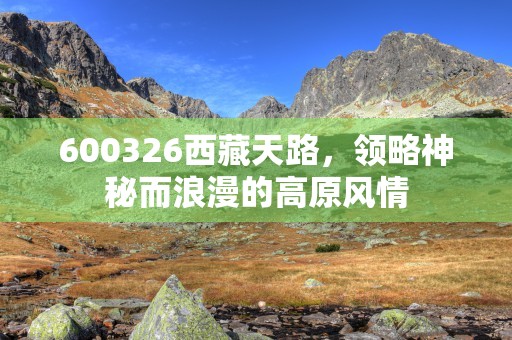 600326西藏天路，领略神秘而浪漫的高原风情