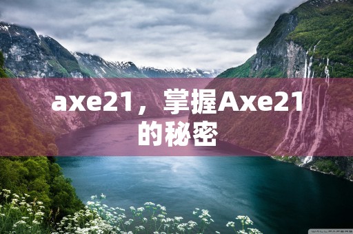 axe21，掌握Axe21的秘密