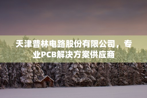 天津普林电路股份有限公司，专业PCB解决方案供应商