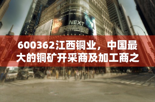 600362江西铜业，中国最大的铜矿开采商及加工商之一