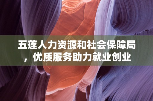 五莲人力资源和社会保障局，优质服务助力就业创业