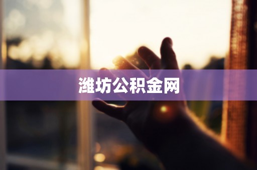 潍坊公积金网