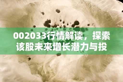 002033行情解读，探索该股未来增长潜力与投资机会