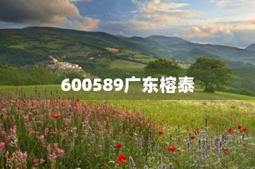 600589广东榕泰