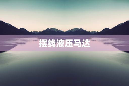 摆线液压马达