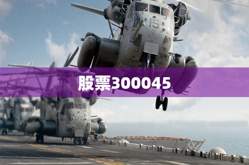 股票300045