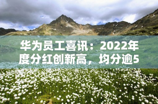 华为员工喜讯：2022年度分红创新高，均分逾50万元