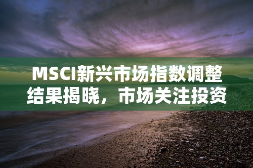 MSCI新兴市场指数调整结果揭晓，市场关注投资机会