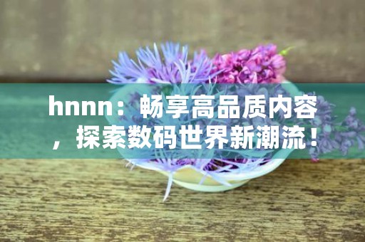 hnnn：畅享高品质内容，探索数码世界新潮流！