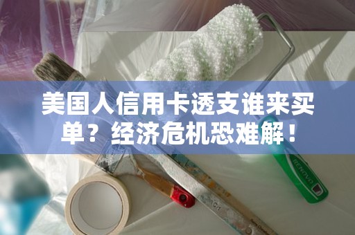 美国人信用卡透支谁来买单？经济危机恐难解！