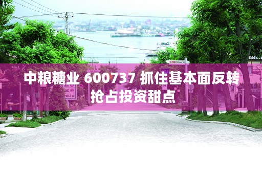 中粮糖业 600737 抓住基本面反转 抢占投资甜点