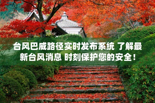 台风巴威路径实时发布系统 了解最新台风消息 时刻保护您的安全！