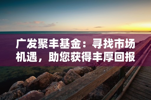 广发聚丰基金：寻找市场机遇，助您获得丰厚回报