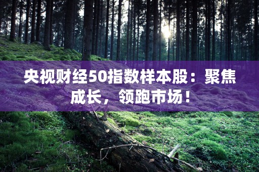 央视财经50指数样本股：聚焦成长，领跑市场！