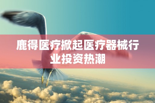 鹿得医疗掀起医疗器械行业投资热潮