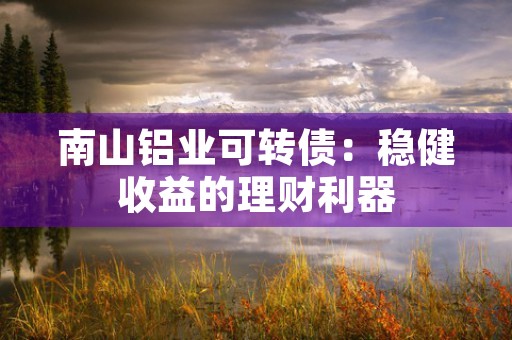 南山铝业可转债：稳健收益的理财利器