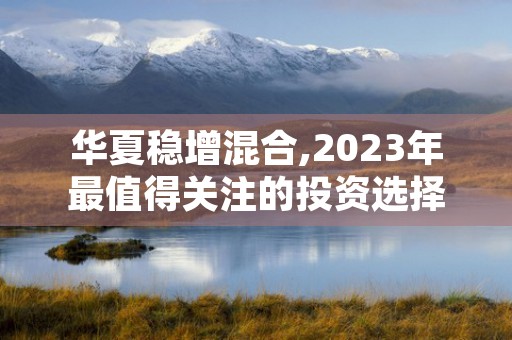 华夏稳增混合,2023年最值得关注的投资选择