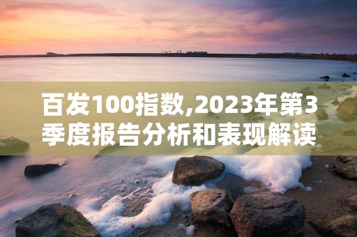 百发100指数,2023年第3季度报告分析和表现解读