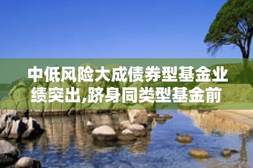 中低风险大成债券型基金业绩突出,跻身同类型基金前16%排名