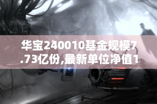 华宝240010基金规模7.73亿份,最新单位净值1.3692