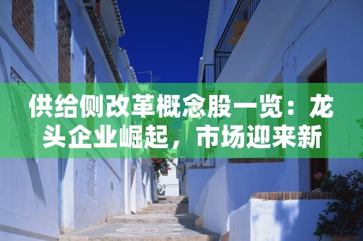 供给侧改革概念股一览：龙头企业崛起，市场迎来新动力！