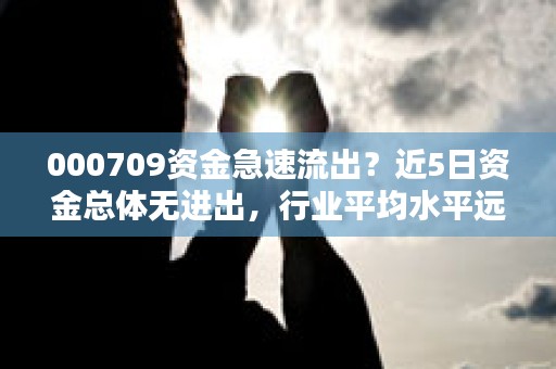 000709资金急速流出？近5日资金总体无进出，行业平均水平远高，异常情况引关注！