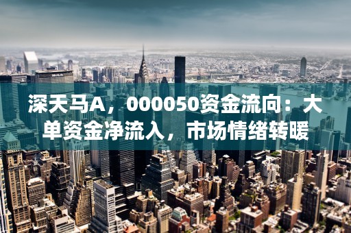 深天马A，000050资金流向：大单资金净流入，市场情绪转暖