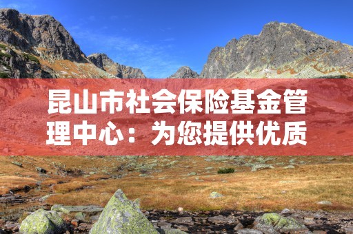 昆山市社会保险基金管理中心：为您提供优质的社会保险咨询服务！