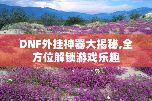 DNF外挂神器大揭秘,全方位解锁游戏乐趣