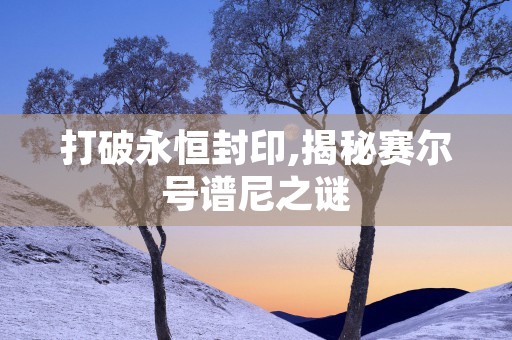 打破永恒封印,揭秘赛尔号谱尼之谜