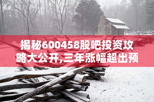 揭秘600458股吧投资攻略大公开,三年涨幅超出预期