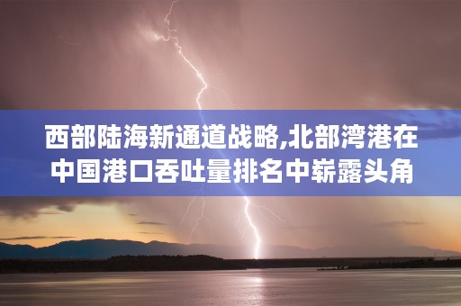 西部陆海新通道战略,北部湾港在中国港口吞吐量排名中崭露头角