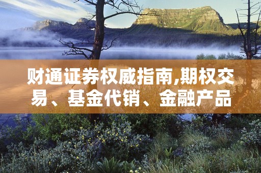 财通证券权威指南,期权交易、基金代销、金融产品全面揭秘