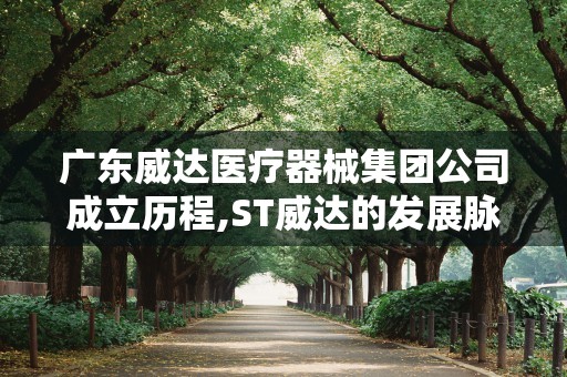 广东威达医疗器械集团公司成立历程,ST威达的发展脉络