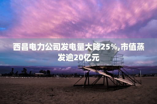 西昌电力公司发电量大降25%,市值蒸发逾20亿元