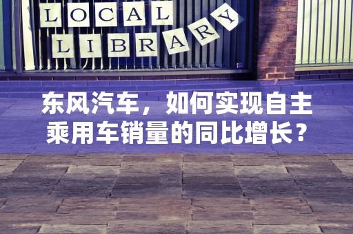 东风汽车，如何实现自主乘用车销量的同比增长？