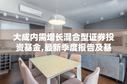 大成内需增长混合型证券投资基金,最新季度报告及基金经理表现