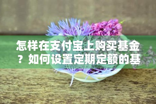 怎样在支付宝上购买基金？如何设置定期定额的基金定投？