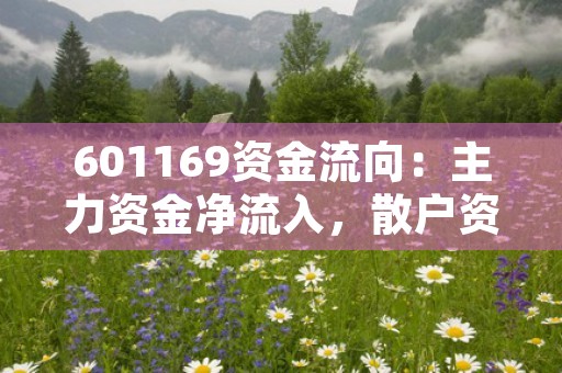 601169资金流向：主力资金净流入，散户资金净流出，股民信心如何？