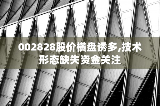 002828股价横盘诱多,技术形态缺失资金关注