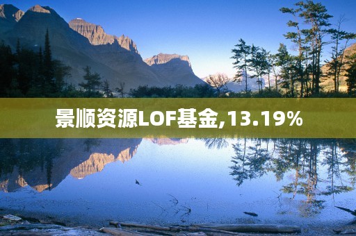 景顺资源LOF基金,13.19%