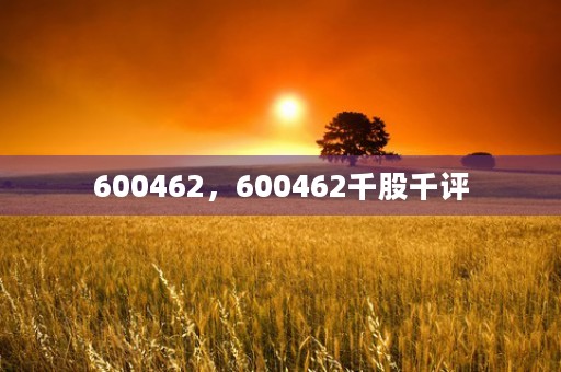 600462，600462千股千评