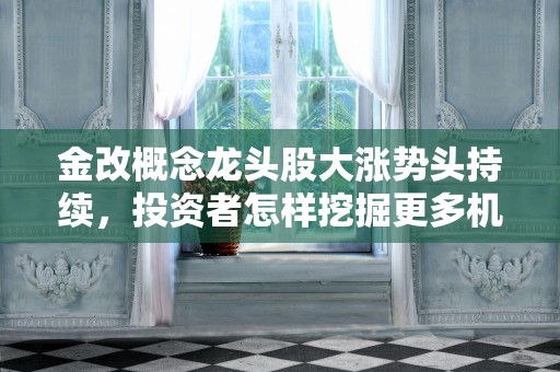 金改概念龙头股大涨势头持续，投资者怎样挖掘更多机遇？，股票金改概念是什么意思